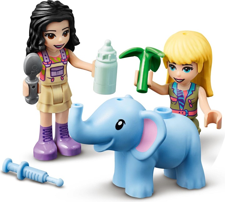 Actual product image LEGO Rescue of the baby elephant with transporter (41421, LEGO Friends)