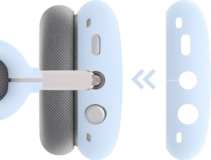 Image du produit Screenguard Etui en silicone liquide 3-en-1 Set Sky (Sac pour écouteurs)