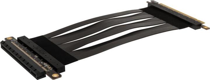 Actual product image Akasa Riser Black X2 Mark IV, Premium PCIe 4.0 x16 Riser Cable