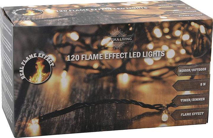 Svenska Living Lichterkette 'Flamme' 120 LED (9 m)