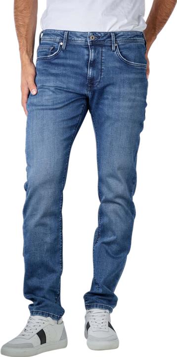 Actual product image Pepe Jeans Pepe Stanley Jeans Tapered Fit med blue gymdigo wiser (W28/L32)