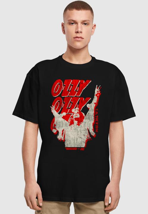 Produktbild Merchcode Ozzy Osbourne - Ozzy Retro Heavy Oversize Tee - 170963 (L)
