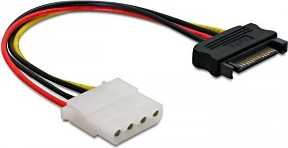 Produktbild Delock SATA Power Stromadapter (12 cm, 15 pin S-ATA, 4 pin Molex)
