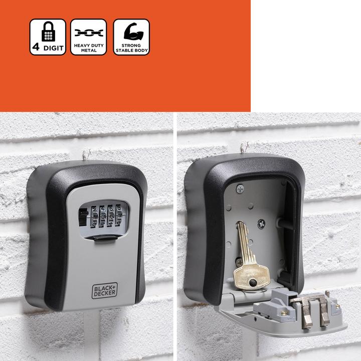 Actual product image Black & Decker Key safe