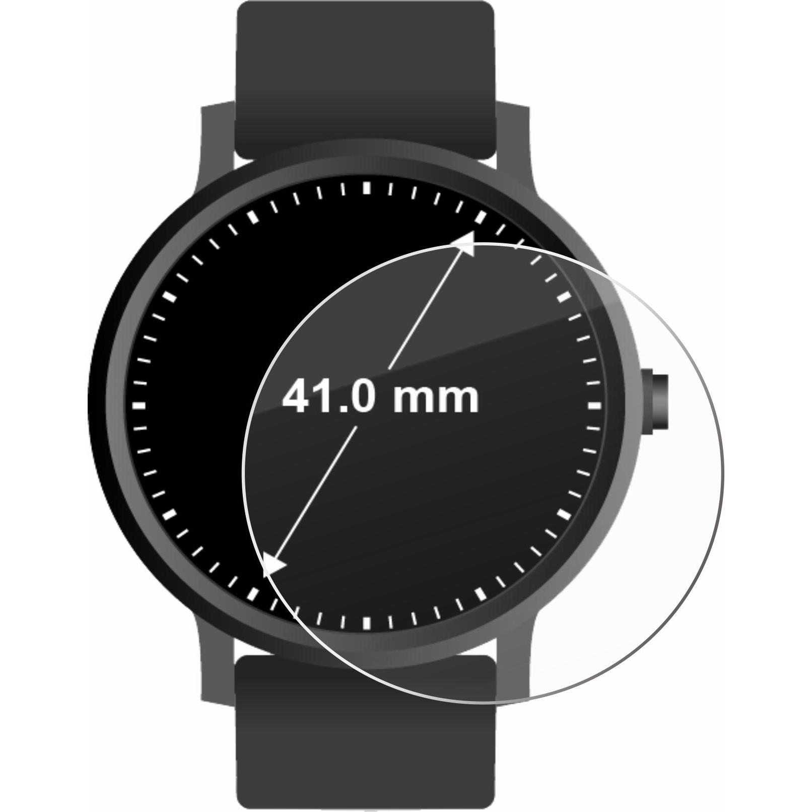 Thumbnail - Savvies Panzerglas Hartglas Displayschutz, Smartwatch Schutzfolie, Transparent