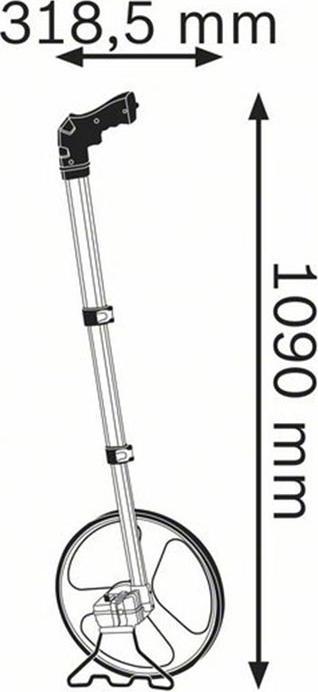 Actual product image Bosch Professional Measuring wheel - light (M)