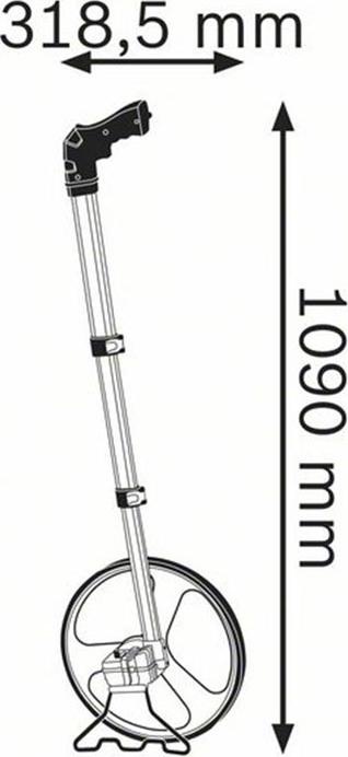 Actual product image Bosch Professional Measuring wheel - light (M)