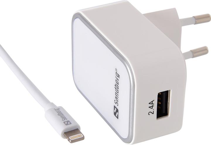 Image du produit Sandberg Chargeur AC EU Lightning (2 ports)