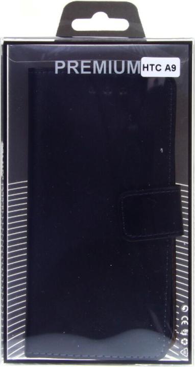Actual product image OEM Slim Leather Book Case for HTC A9 - black 4250710570812 (HTC One A9)