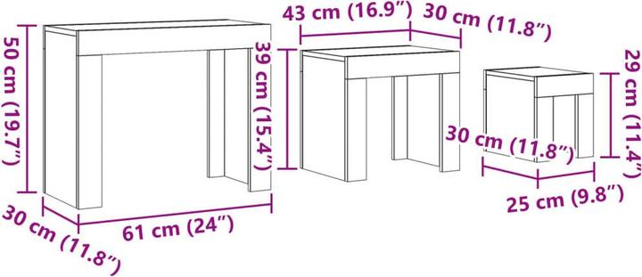 Immagine prodotto vidaXL Annibelle (61 x 30 x 50 cm)