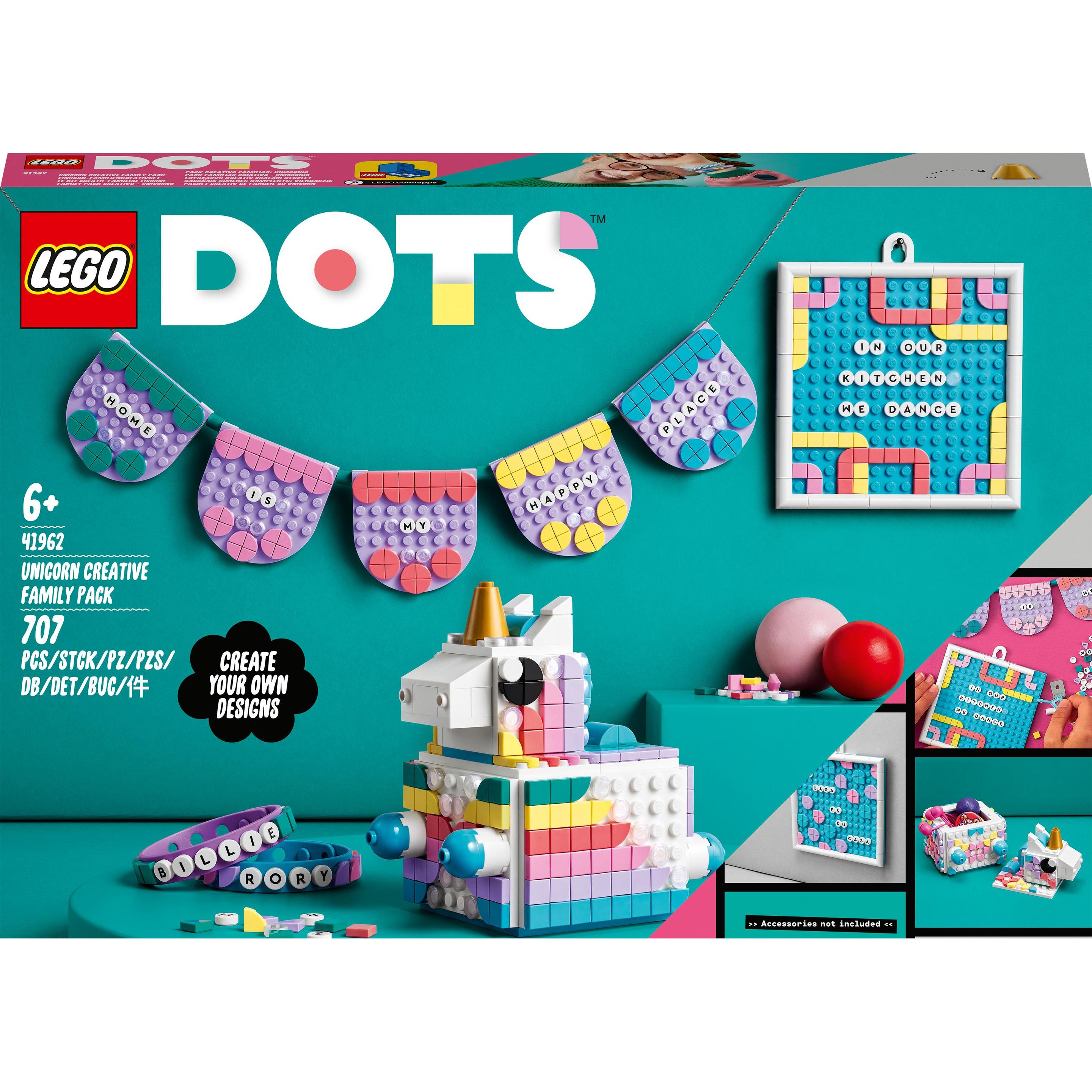 LEGO Einhorn Familienkreativset (41962, LEGO Dots) (41962)