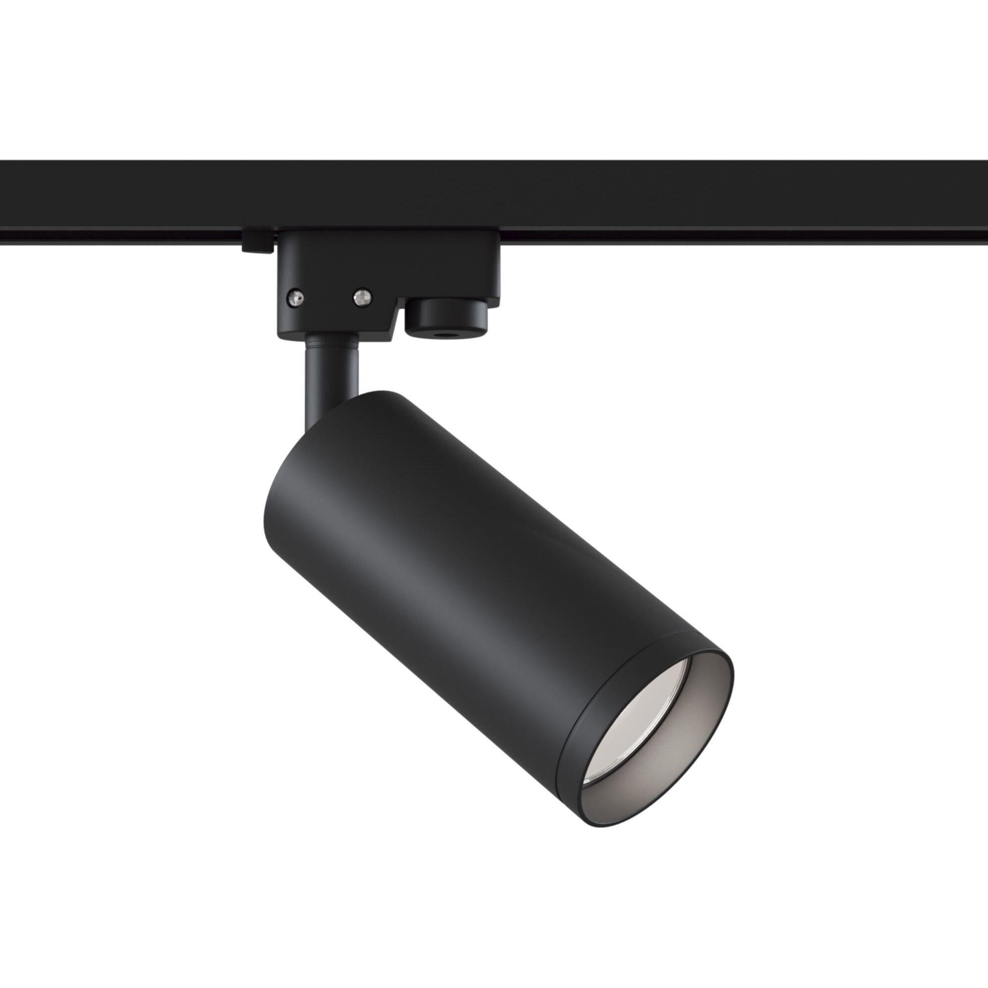 Maytoni, Wandleuchte + Deckenleuchte, Focus Stromschienenleuchte GU10 1-Phase 360° drehbar Schwarz