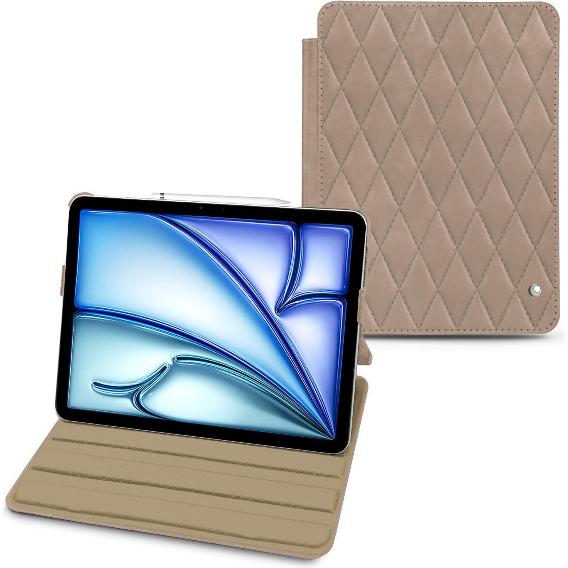 Thumbnail - Noreve Lederschutzhülle horizontal (iPad Air 2020 (4. Gen), iPad Air 2022 (5. Gen)), Tablet Hülle, Beige