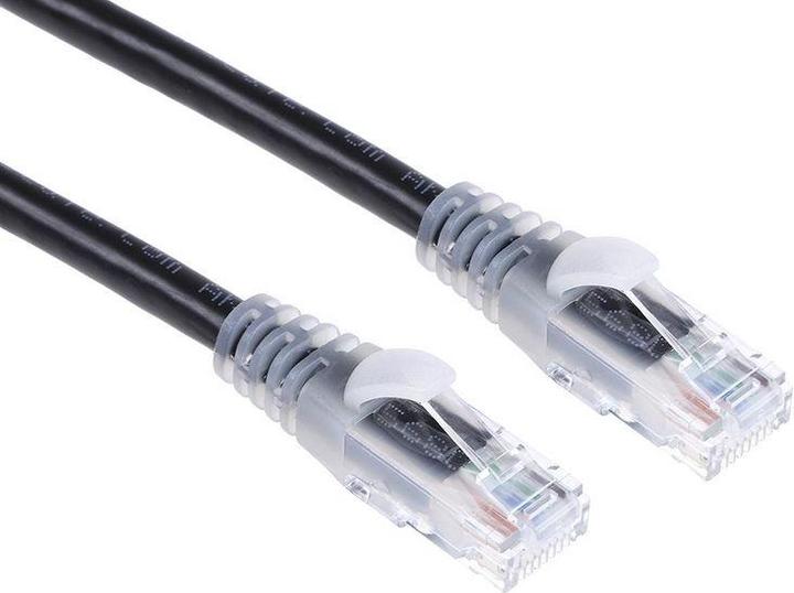 Produktbild RS PRO Patchkabel Kat.6 UTP PVC 10m schwarz (UTP, CAT6, 10 m)