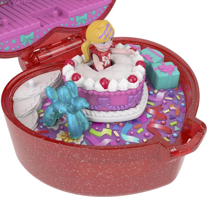 Produktbild Polly Pocket Mattel 80th Anniversary Ruby Red Ring Box Collector Compact