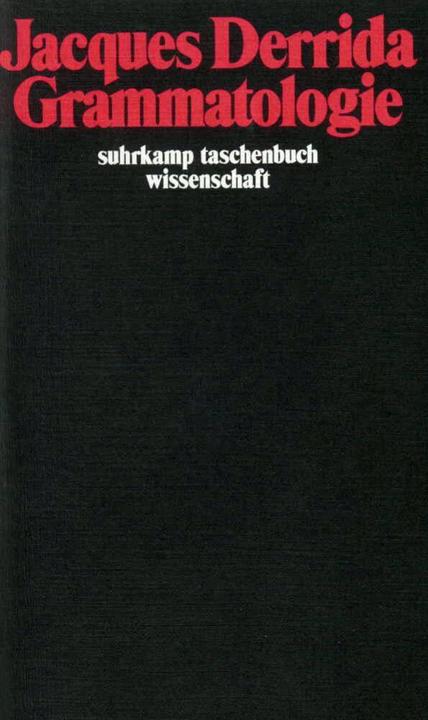 Produktbild Grammatologie (Deutsch, Jacques Derrida, 1983)