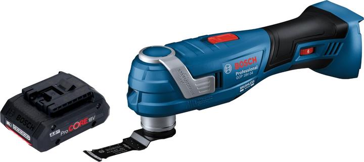 Produktbild Bosch Professional Bosch GOP 18V-34 Professional Akku Multi Cutter 18 V Starlock Plus + 1x ProCORE Akku 4,0 Ah - ohne