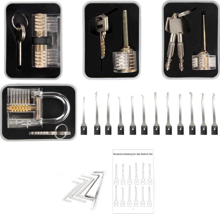 Produktbild Werkstein Dietrich Lockpicking Set (Profilzylinder)