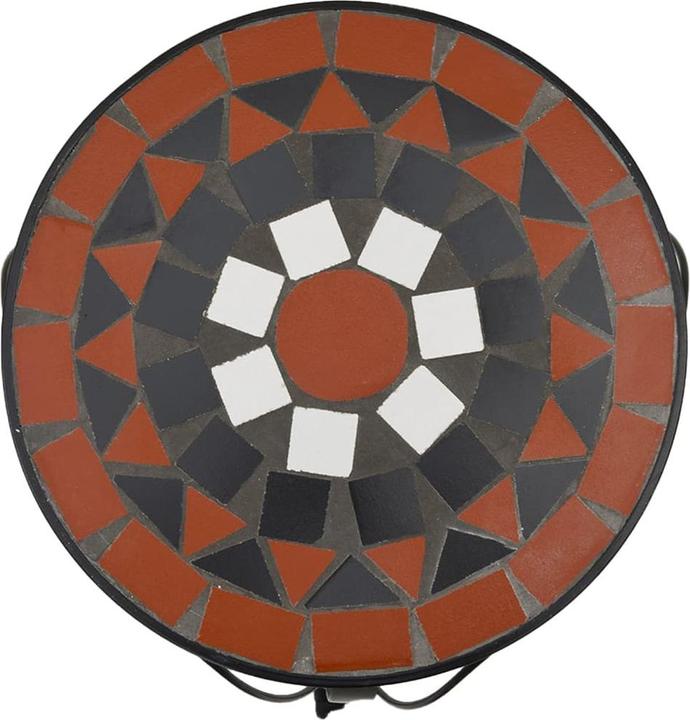 Produktbild vidaXL Pflanzenständer 3 Stk. Terrakottarot und Keramik