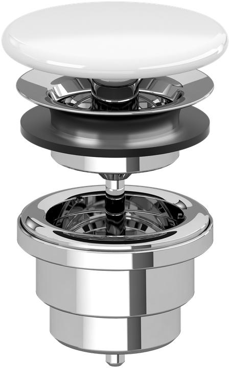 Villeroy & Boch Valve, non-closable, white