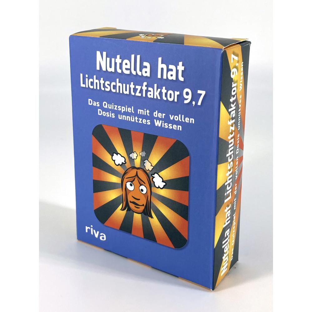 Thumbnail - Riva Nutella hat Lichtschutzfaktor 9,7 – Das Quizspiel mit der vollen Dosis unnützes Wissen (Deutsch)