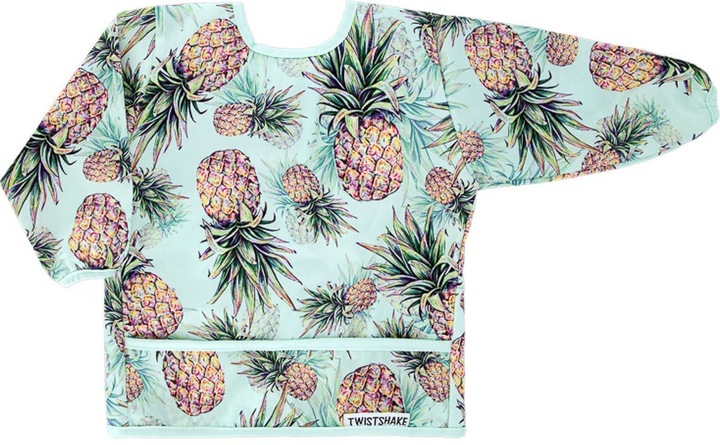 Actual product image Twistshake Long sleeve bib pineapple (6 months)
