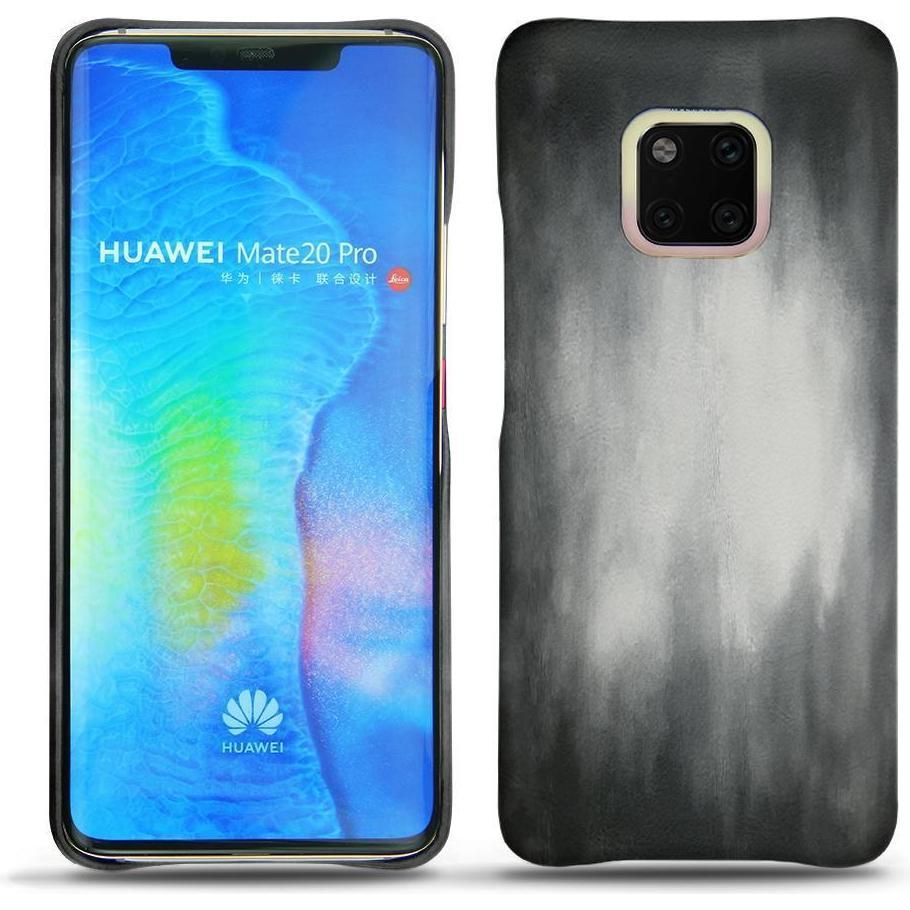 Noreve Lederschutzhülle (Huawei Mate 20 Pro), Smartphone Hülle, Grau
