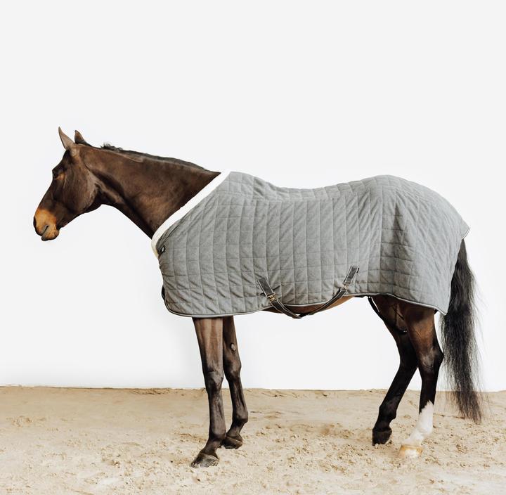 Actual product image Fouganza Fleecedecke Comfort warm Pferd/Pony grau (155 cm)