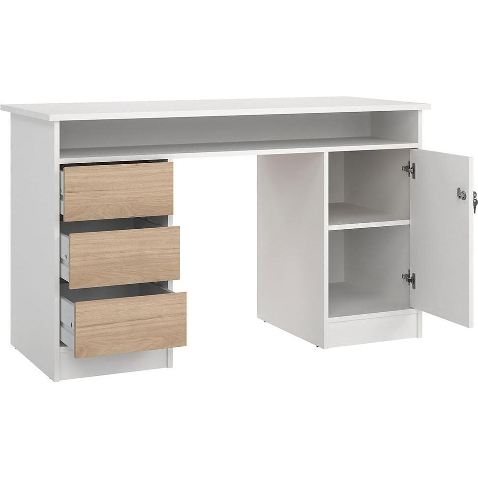 Ebuy24, Schreibtisch, Schreibtisch FunctionPlus (126 x 55 cm)