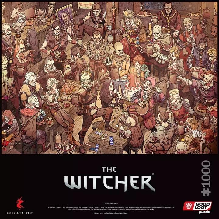 Actual product image Cenega Good Loot Gaming Puzzle: The Witcher (Wiedźmin) Birthday 1000 elementów (1000 pieces)