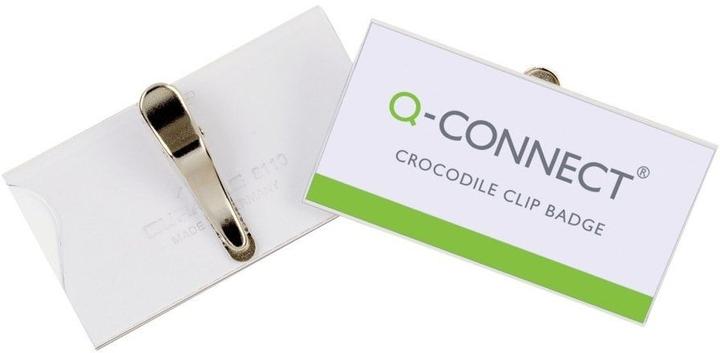 Q-Connect Name badges with crocodile clip