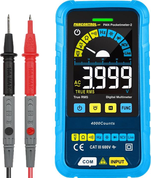 Produktbild Pancontrol Multimeter PAN Pocketmeter-2 (CAT III 600V)