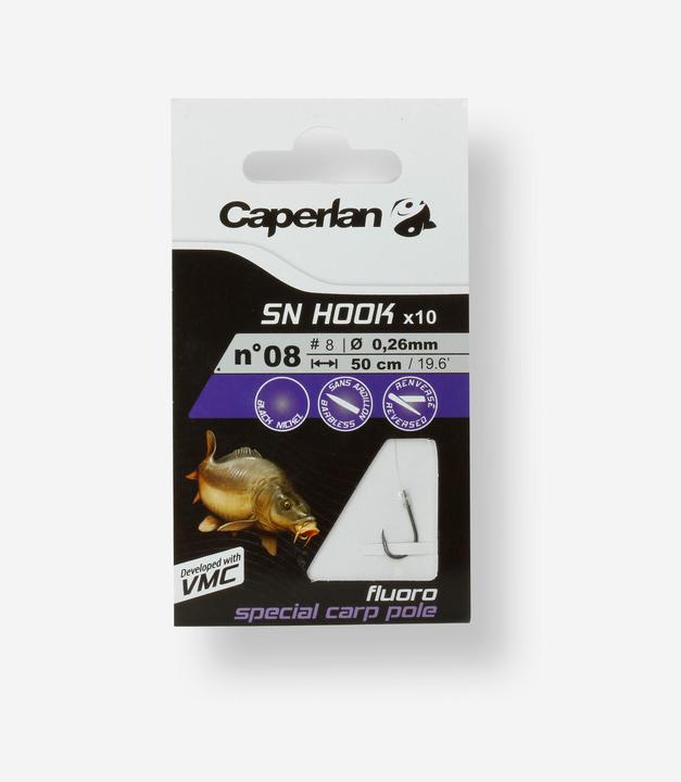 Actual product image Caperlan Leader Hook Carp Pole