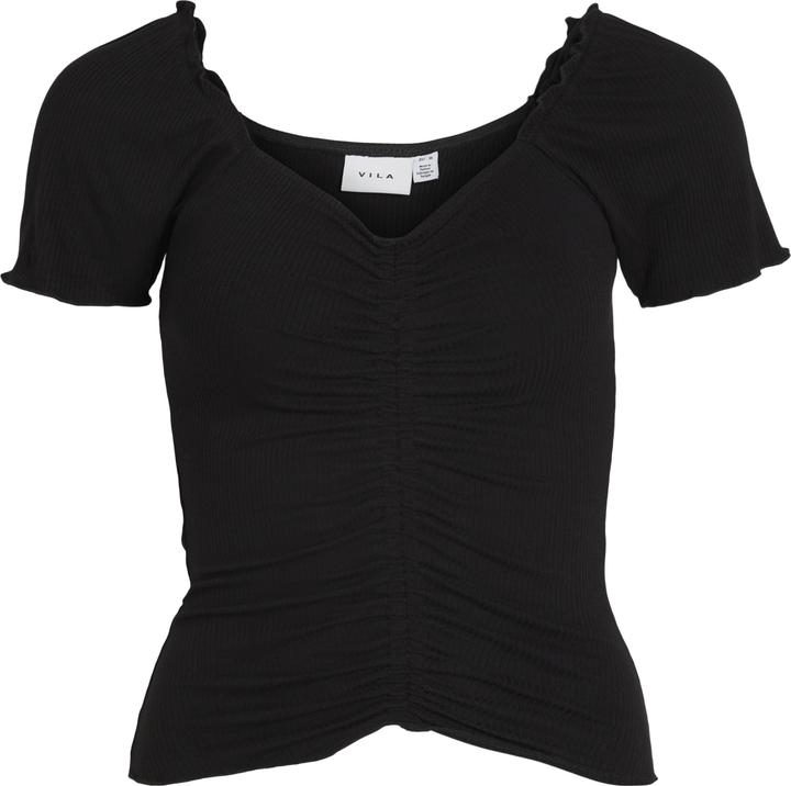 Produktbild Vila Drapiertes Oberteil mit kurzen Ärmeln (XS)