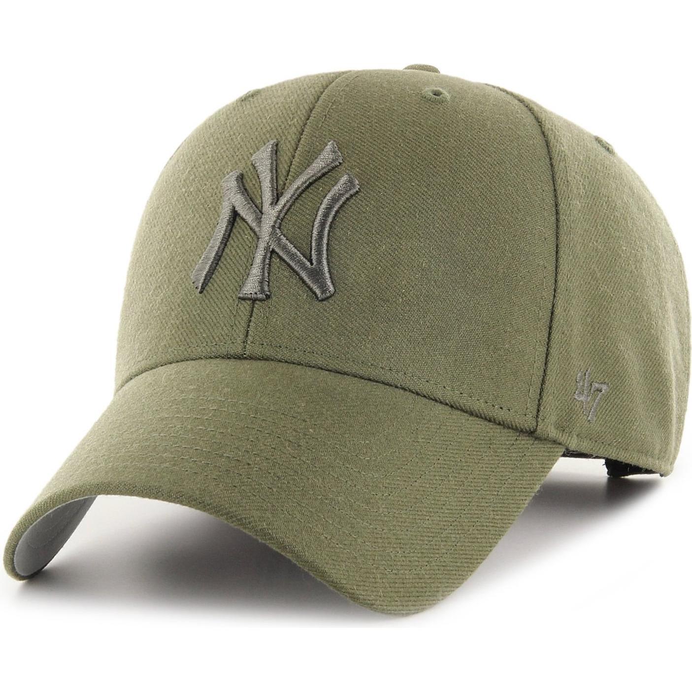 47 Brand, Herren, Cap, Relaxed Fit MLB New York Yankees, Grün, (One Size)