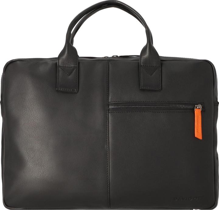 Actual product image Davidoff Essentials briefcase leather 40 cm laptop compartment