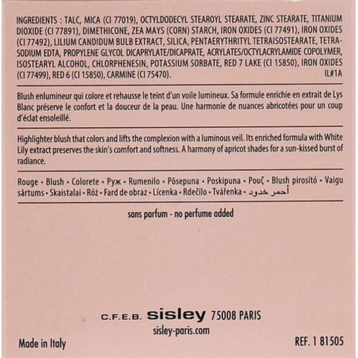Actual product image Sisley Illuminating Blush (L'Orchidée)