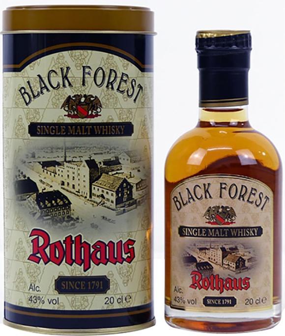Actual product image Black Forest Single Malt Rothaus Whisky (Single Malt)