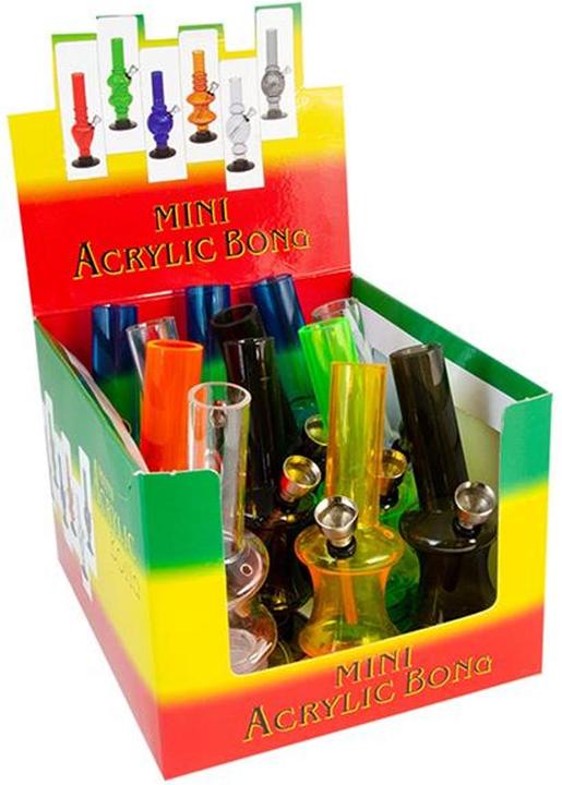 Actual product image Knistermann Acryl Mini Bong Joystick Assort.