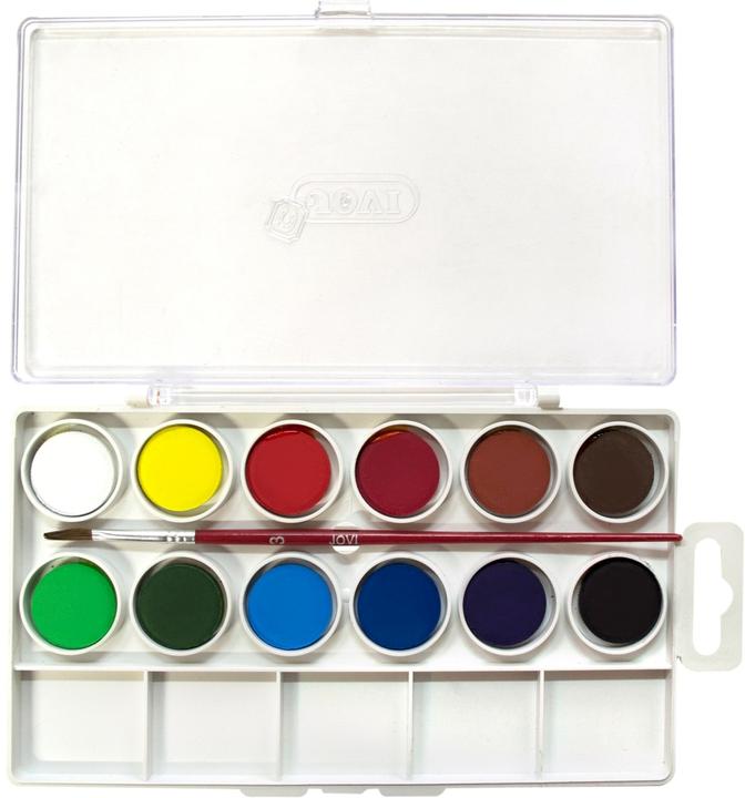 Actual product image Jovi Watercolour box 12 colours (22 ml)