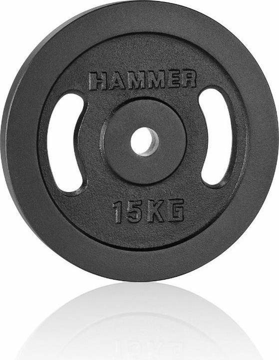 Actual product image Hammer Fitness Weight disc 1 x 15 kg (1 x 15 kg)