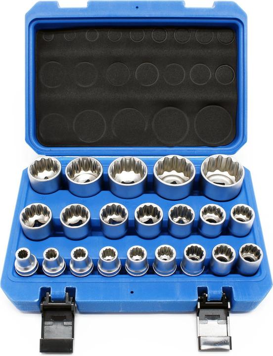 Produktbild Wiltec Steckschlüssel Satz (8 mm, 9 mm, 10 mm, 11 mm, 12 mm, 13 mm, 14 mm, 15 mm, 16 mm, 17 mm, 18 mm, 19 mm, 20 mm, 21 mm, 22 mm, 24 mm, 27 mm, 30 mm, 32 mm, 34 mm, 36 mm)