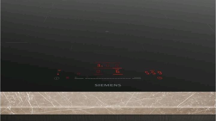 Produktbild Siemens iQ300, Induktionskochfeld, 80 cm, Schwarz, flächenbündig (integriert), EH801HFB1E