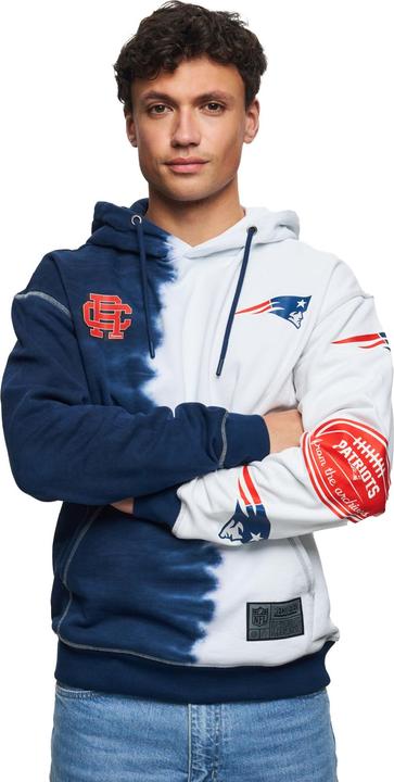 Immagine prodotto Recovered Felpa con cappuccio in pile Re:covered - INK DYE New England Patriots - 3XL (3XL)