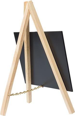 Produktbild Securit Tisch-Kreidetafel MINI mit Staffelei, buche (Pinnwand)