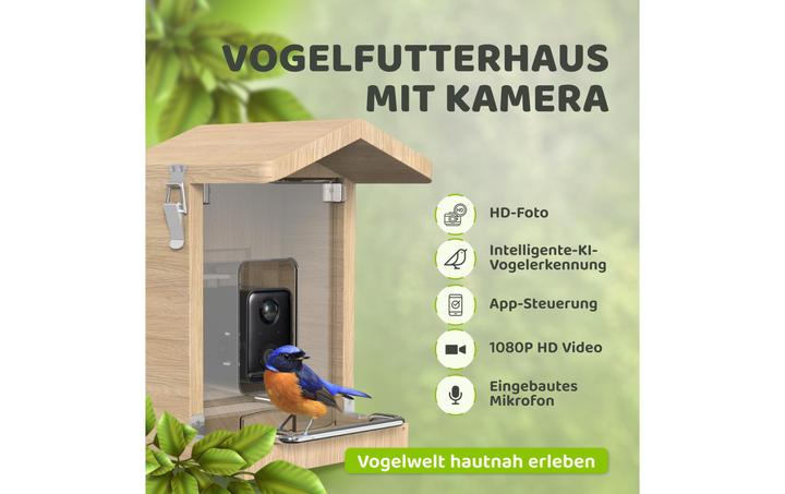 Immagine prodotto Sanilu Clean Vogelfutterhaus mit Kamera