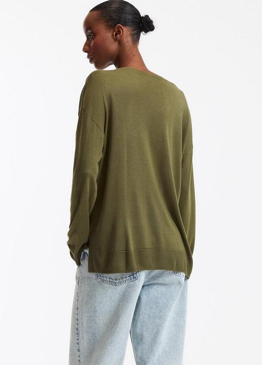 Produktbild La Redoute Collections Pullover mit V-Ausschnitt (L)