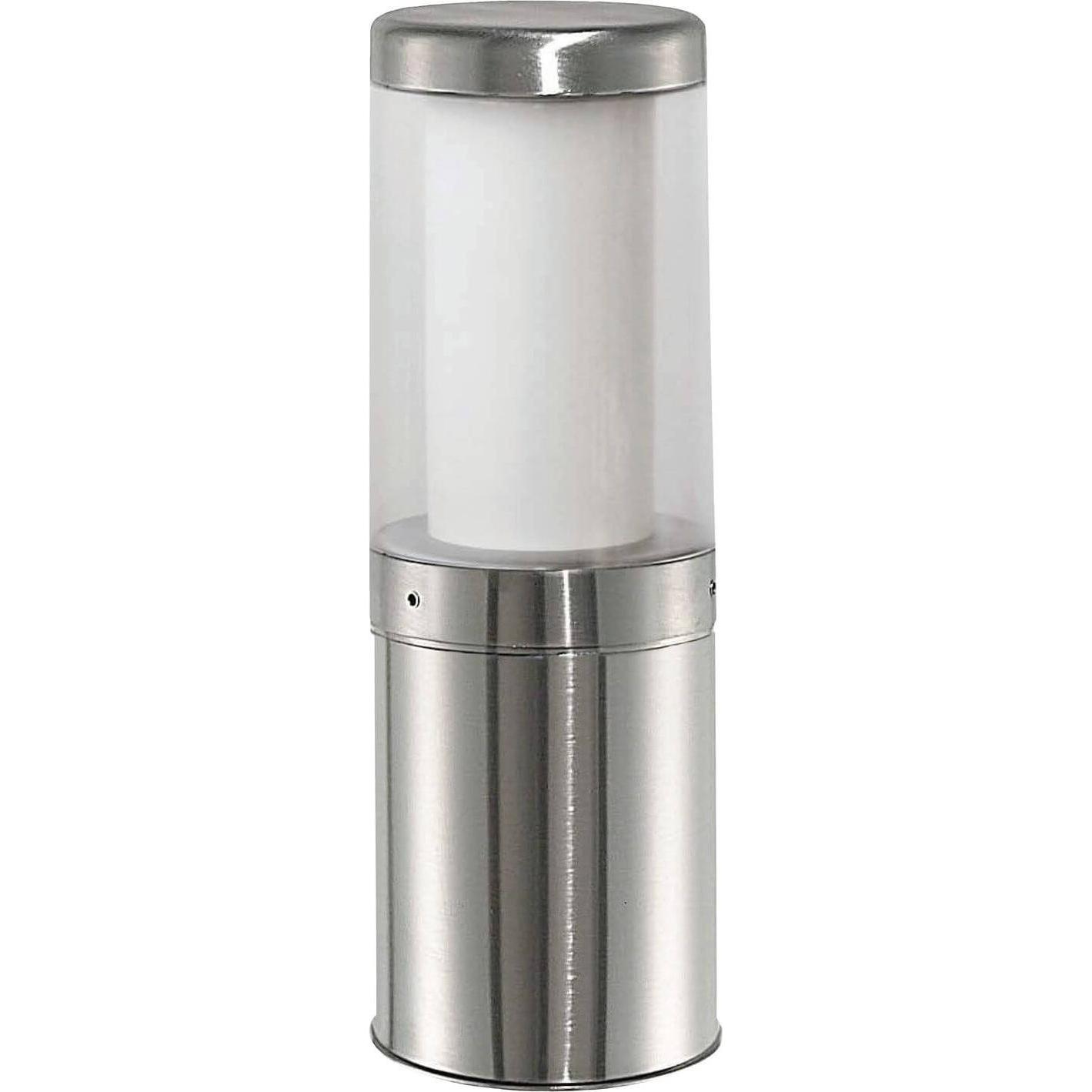 LCD, Gartenbeleuchtung, Standleuchte kurz Edelstahl E27 IP65 45x14,5cm 1255 Made in Italy (E27, IP65)