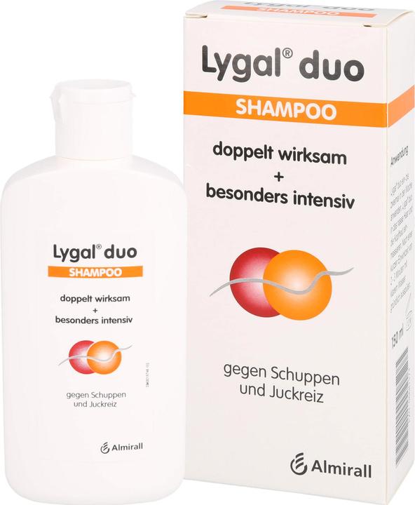 Image du produit Almirall Lygal duo shampooing anti-pelliculaire et anti-démangeaisons, 150 ml shampooing (150 ml, Shampoing liquide)