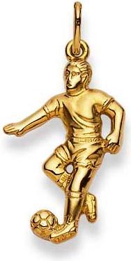 Image du produit Natsumi Schmuck Pendentif Joueur de football en or jaune 18K/750 (750/18 K Or jaune)